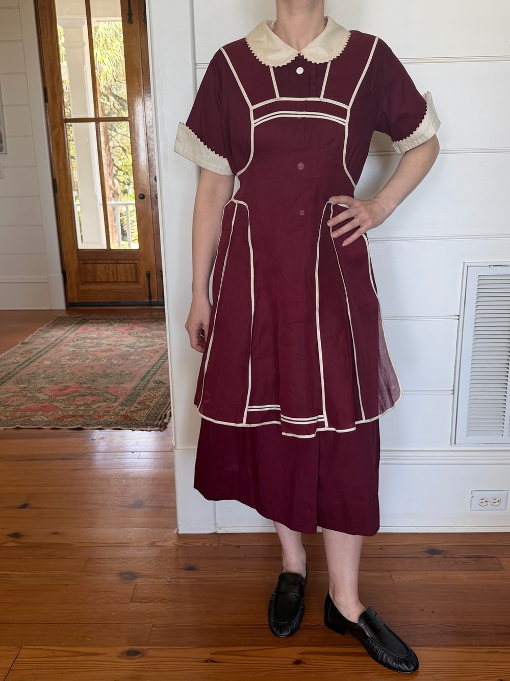 Vintage Authentic Bob Evans Waitress Uniform